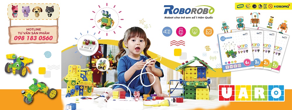 Roborobo - Thuong hieu robot cho tre so 1 Han Quoc